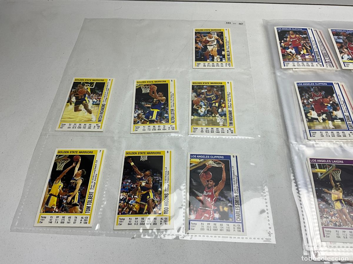 Coleccionismo &aacute;lbumes: COLECCION DE CROMOS PANINI NBA 91-92 - 186 CROMOS - FALTAN 6 CROMOS