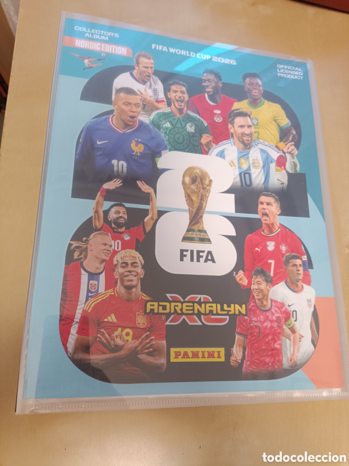 Coleccionismo &aacute;lbumes: ARCHIVADOR &Aacute;LBUM ADRENALYN WORLD CUP FIFA 2026 NORDIC EDITION EDICI&Oacute;N N&Oacute;RDICA MUNDIAL 26 VAC&Iacute;O