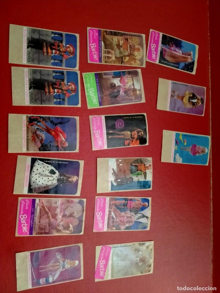 Coleccionismo &aacute;lbumes: cromos de chicles de barbie