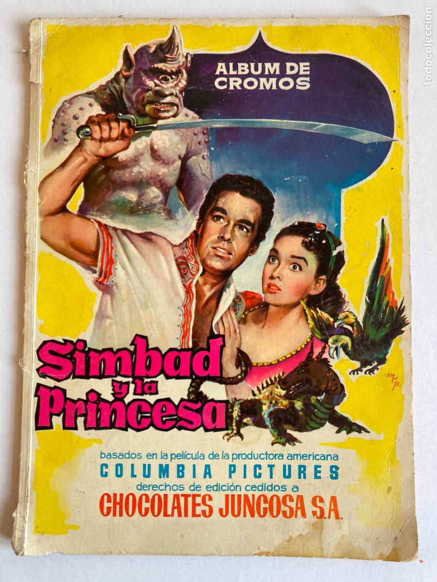 Coleccionismo &aacute;lbumes: ALBUM SIMBAD Y LA PRINCESA, CASI COMPLETO, A FALTA DE 6