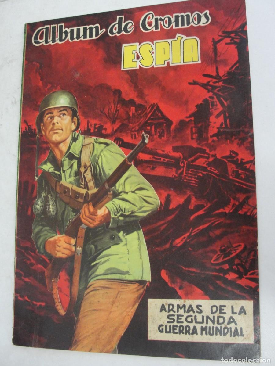 Coleccionismo &aacute;lbumes: ALBUM VACIO COLECCION ESPIA ARMAS SEGUNDA GUERRA MUNDIAL - A&Ntilde;O 1963 - COMO NUEVO DE HOY
