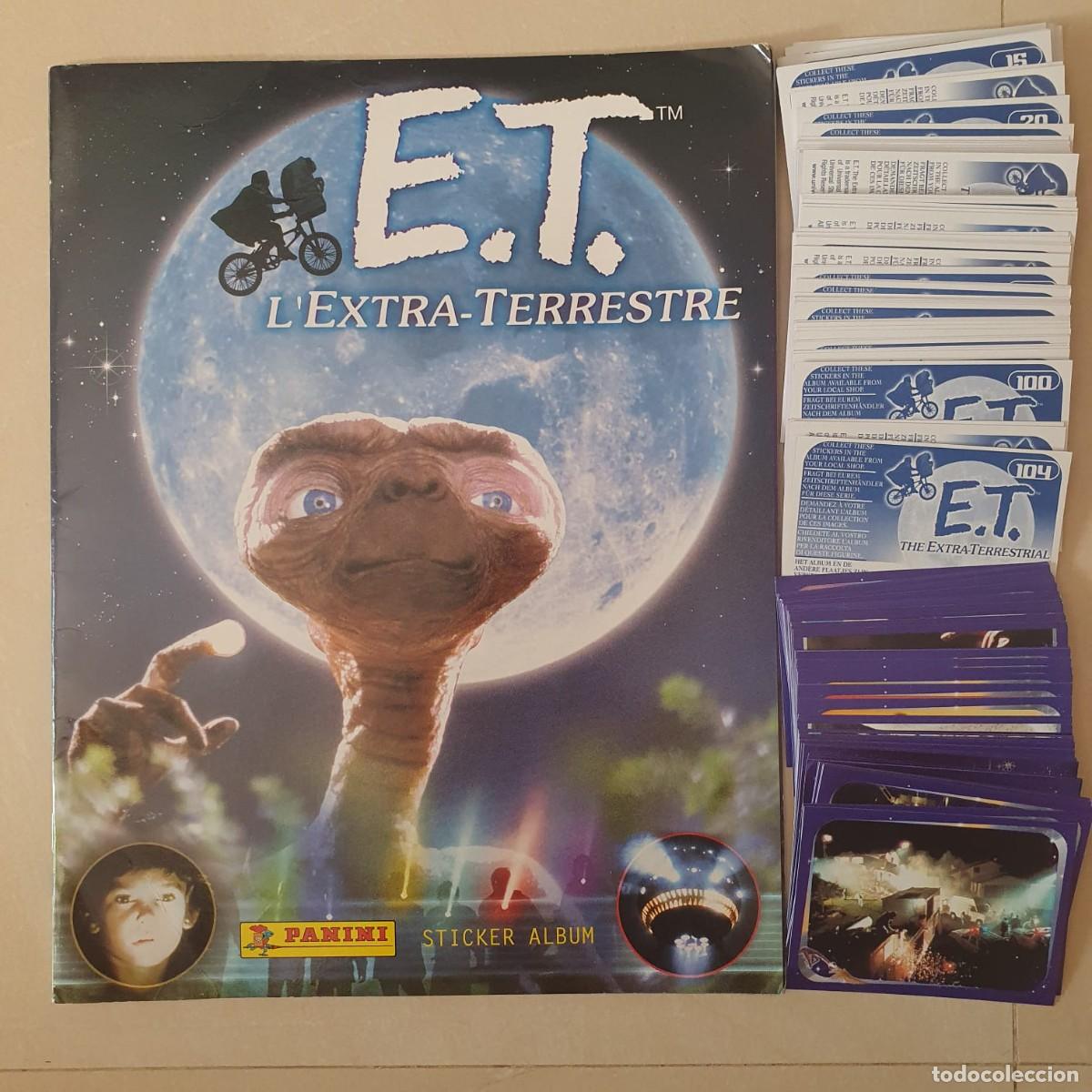 Coleccionismo &aacute;lbumes: ALBUM E.T. EL EXTRATERRESTRE PANINI CON 158 CROMOS SIN PEGAR LEER