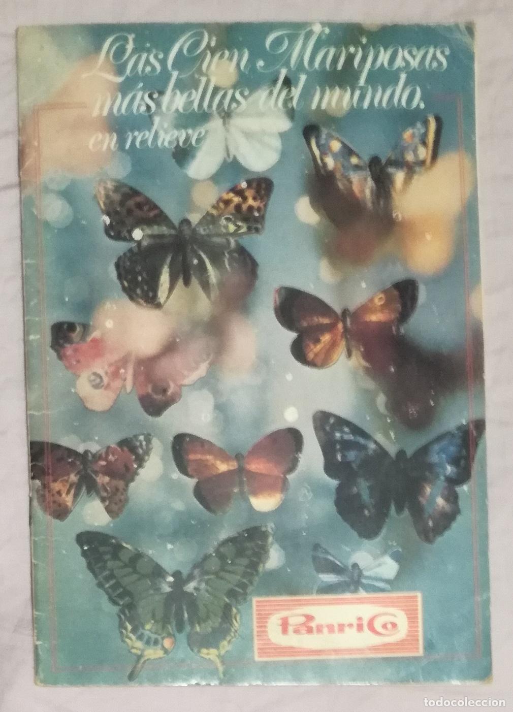 Coleccionismo &aacute;lbumes: Album Las cien mariposas mas bellas del mundo; Panrico - Contiene 81 cromos