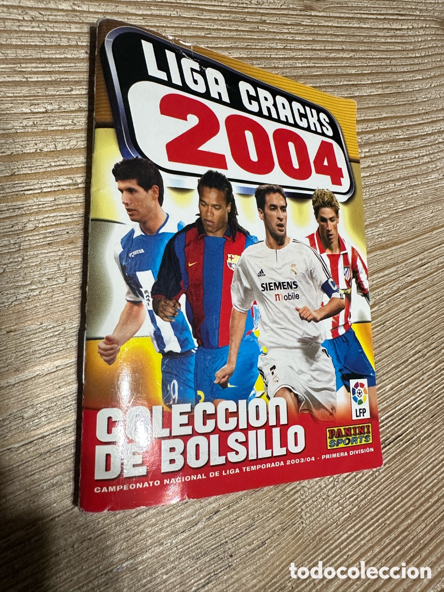 Coleccionismo &aacute;lbumes: LIGA CRACKS 2004 COLECCION DE BOLSILLO PANINI 03-04 2003 2004