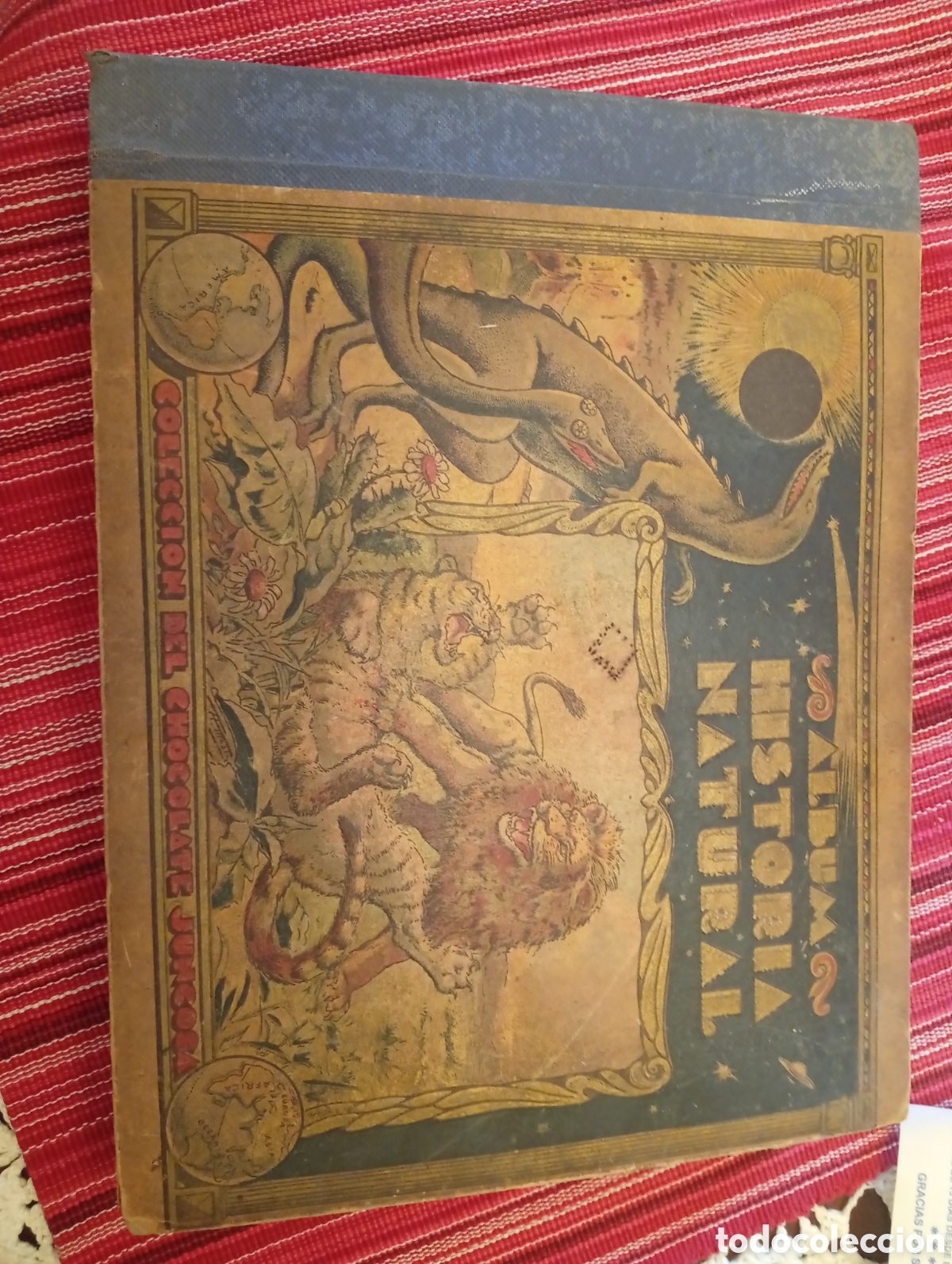 Coleccionismo &aacute;lbumes: Album cromos historia natural chocolate juncosa
