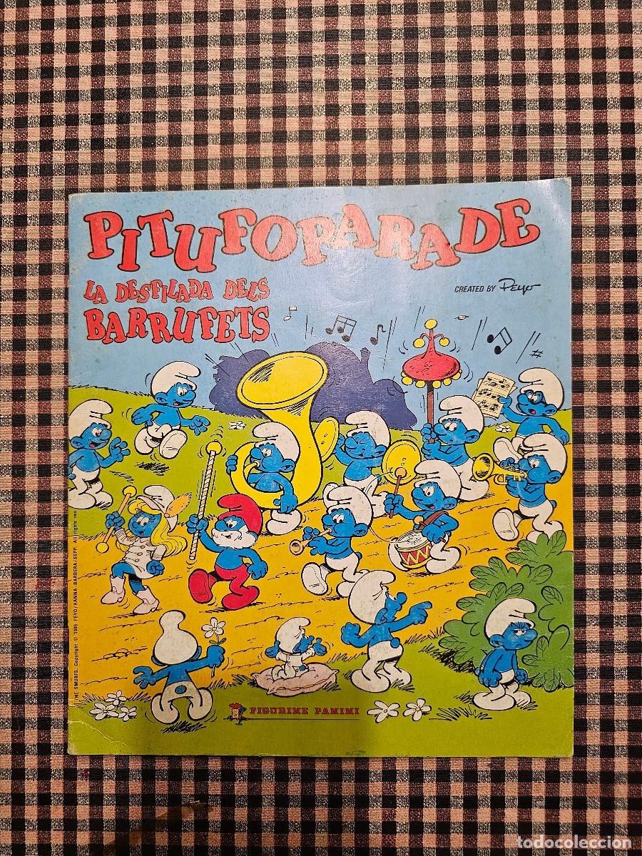 Colecionismo Cadernetas: &Aacute;lbum de cromos 'Pitufoparade. La Desfilada dels Barrufets' (Panini, 1985)