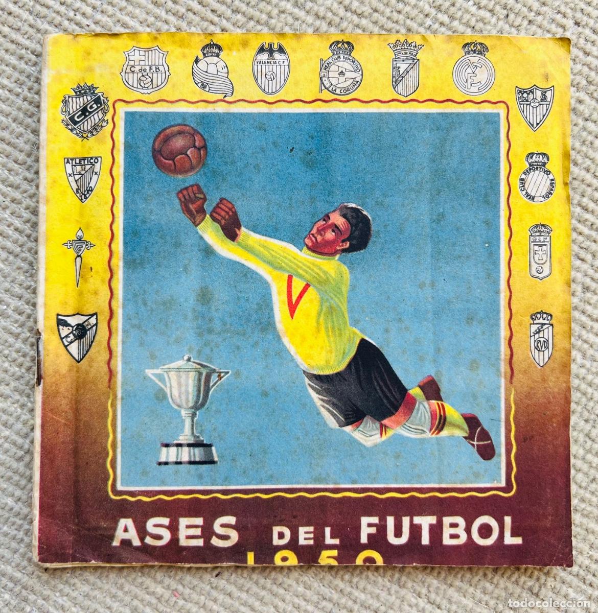 Coleccionismo &aacute;lbumes: &Aacute;lbum Ases del F&uacute;tbol 1950 (1949/50) - Bruguera - Solo falta 1 cromo