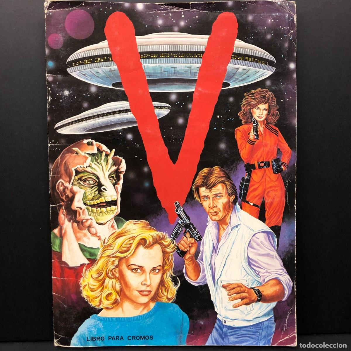 Coleccionismo &aacute;lbumes: &Aacute;LBUM DE CROMOS - SERIE V - LOS VISITANTES - EDITORIAL MAGA - 1984 - BASTANTE LLENO / 13