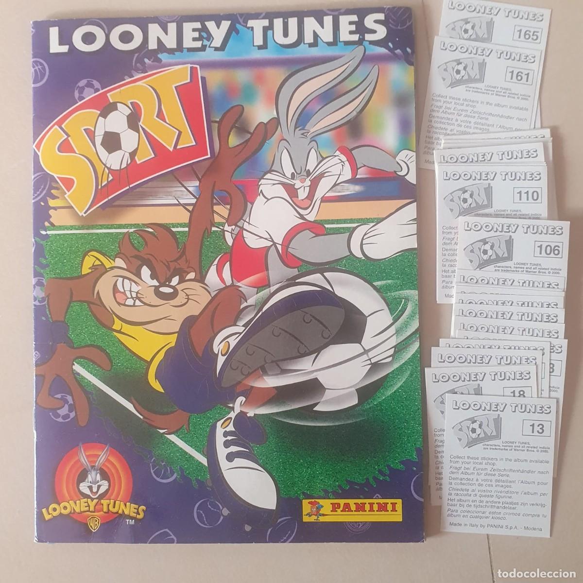 Coleccionismo &aacute;lbumes: LOONEY TUNES SPORT PANINI 2002 MUY COMPLETO LEER