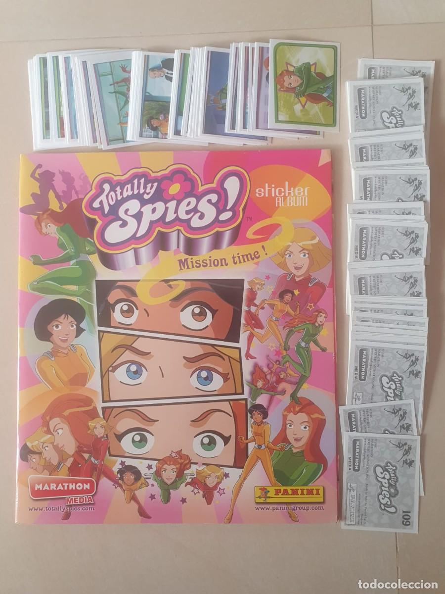 Coleccionismo &aacute;lbumes: TOTALLY SPIES MISSION TIME PANINI FRANCIA 2008 + CROMOS SIN PEGAR LEER