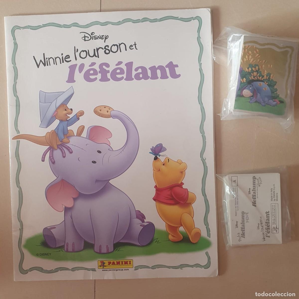 Coleccionismo &aacute;lbumes: ALBUM WINNIE THE POOH Y EL ELEFANTE PANINI CROMOS SIN PEGAR LEER
