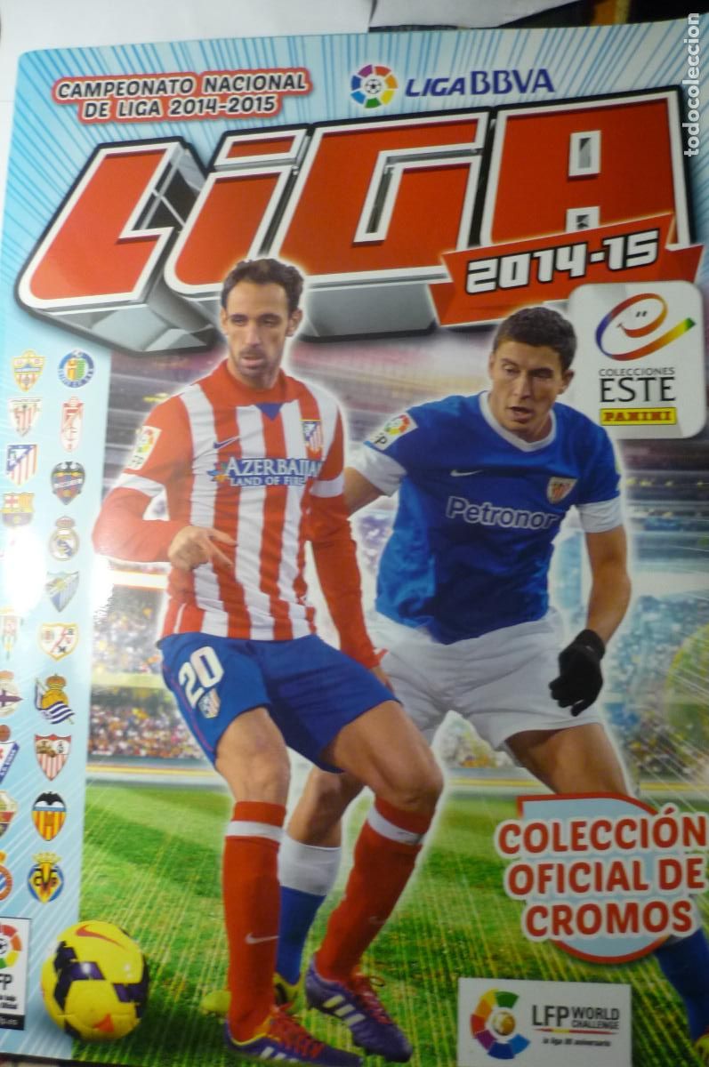 Coleccionismo &aacute;lbumes: album cromos panini liga 2014-15-&iexcl;&iexcl;VACIO Y 6 CROMOS'&iexcl;&iexcl;