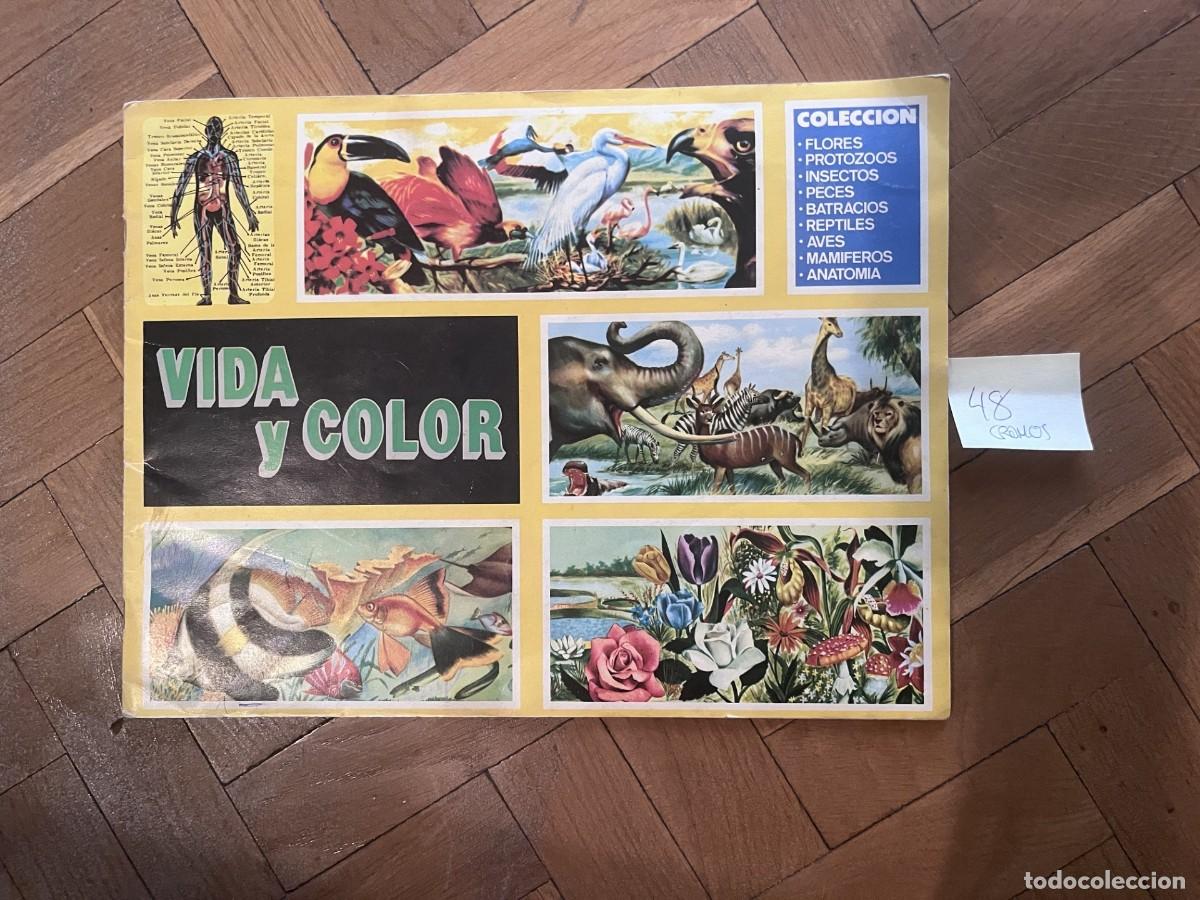 Coleccionismo &aacute;lbumes: VIDA Y COLOR con 48 Cromos - Foto 1