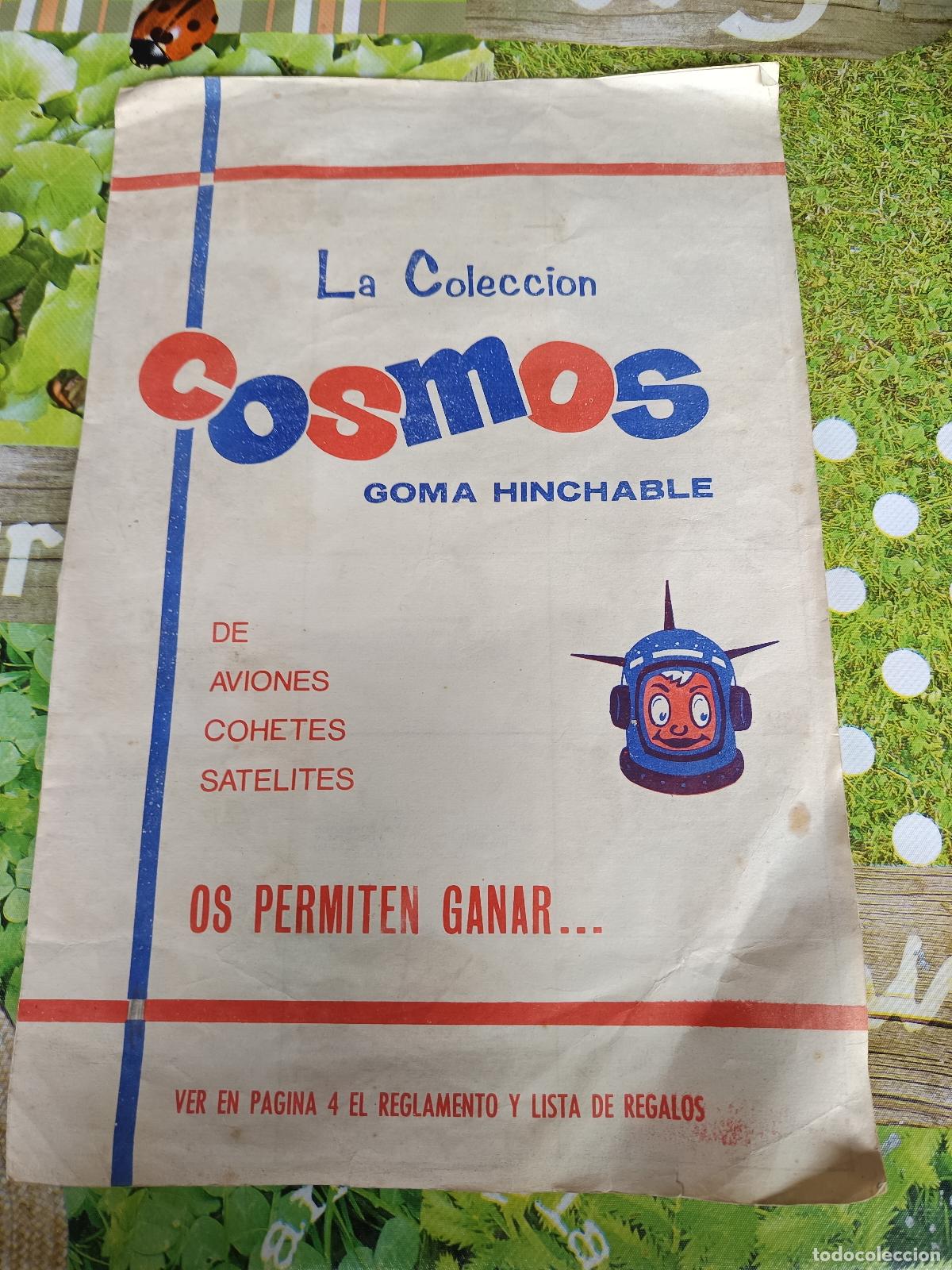 Coleccionismo &aacute;lbumes: ALB&Uacute;M CROMOS LA COLECCI&Oacute;N COSMOS GOMA HINCHABLE, CON 14 CROMOS, CHICLES AMERICANOS 1968