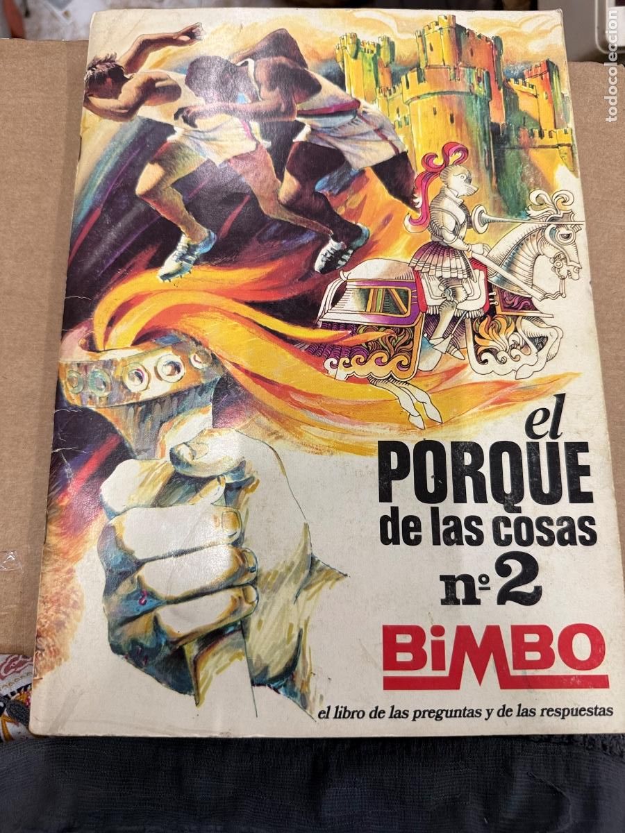 Coleccionismo &aacute;lbumes: EL PORQUE DE LAS COSAS N.2. BIMBO. .Antiguo album de cromos casi completo - faltan 8 cromos