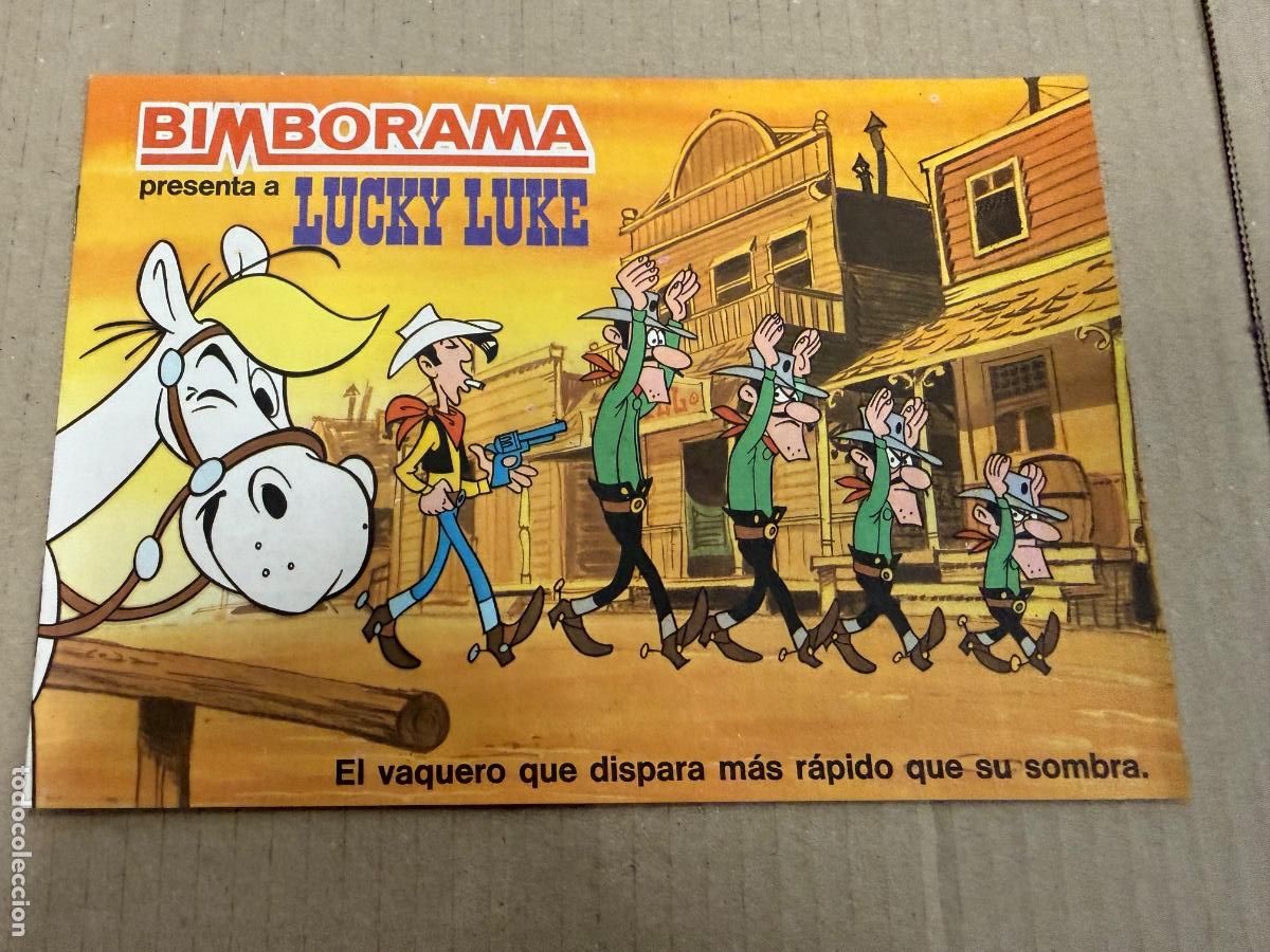 Coleccionismo &aacute;lbumes: BIMBORAMA LUCKY LUKE. BIMBO. .Antiguo album de cromos vac&iacute;o. Excelente estado