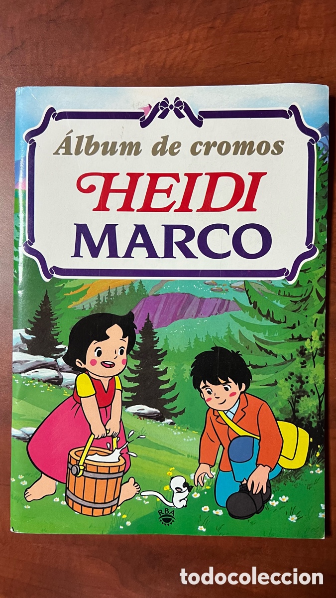 Coleccionismo &aacute;lbumes: ALBUM VACIO HEIDI MARCO CROMOS. EDITORIAL RBA A&Ntilde;O 1999