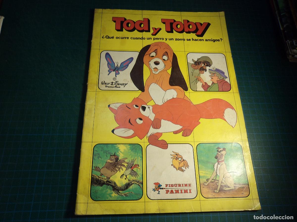 Coleccionismo &aacute;lbumes: Tod y Toby. Panini. Con el 25% de los cromos aprox.
