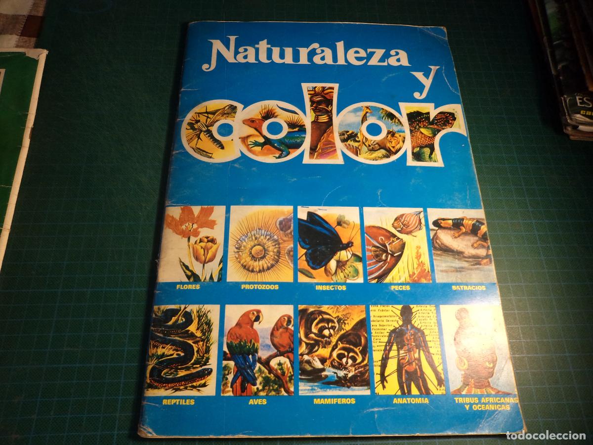Coleccionismo &aacute;lbumes: Naturaleza y color. Caren. Con el 60% de los cromos aprox.