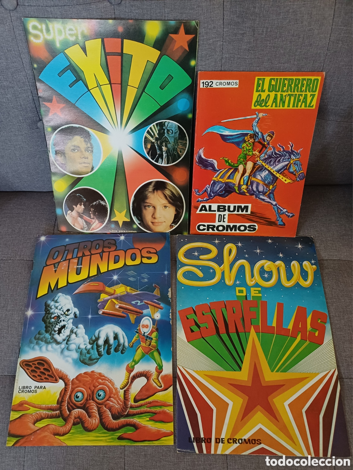 Coleccionismo &aacute;lbumes: 4 albumes de cromos plancha, vacios