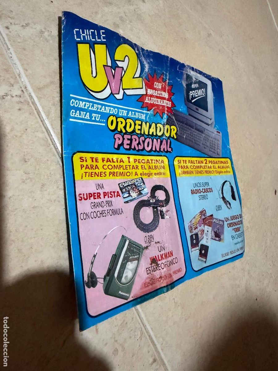 Coleccionismo &aacute;lbumes: &Aacute;lbum de chicles uv2