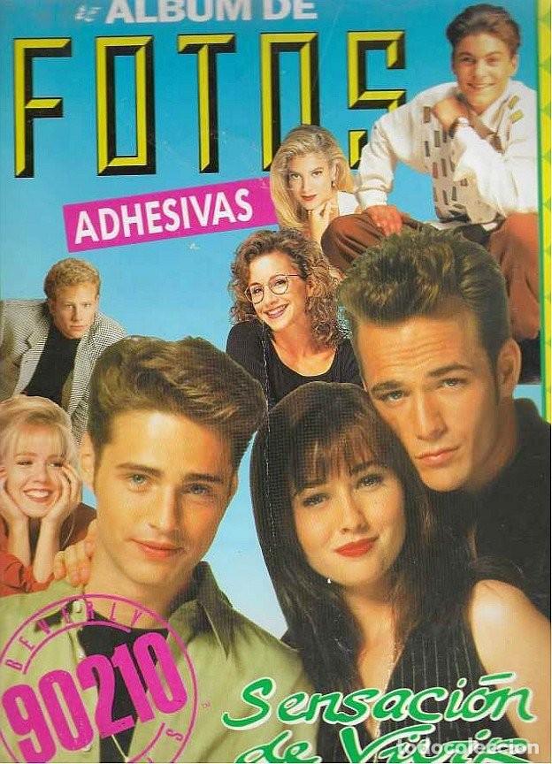 Coleccionismo &aacute;lbumes: ALBUM DE FOTOS CROMOS SENSACION DE VIVIR 90210 ( ESTE ) 1991