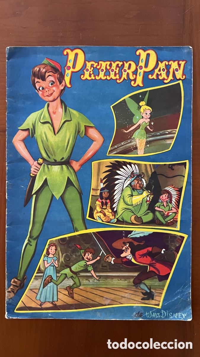 Coleccionismo &aacute;lbumes: ALBUM CON CROMOS INCOMPLETO &ndash; PETER PAN &ndash; EDITORIAL FHER