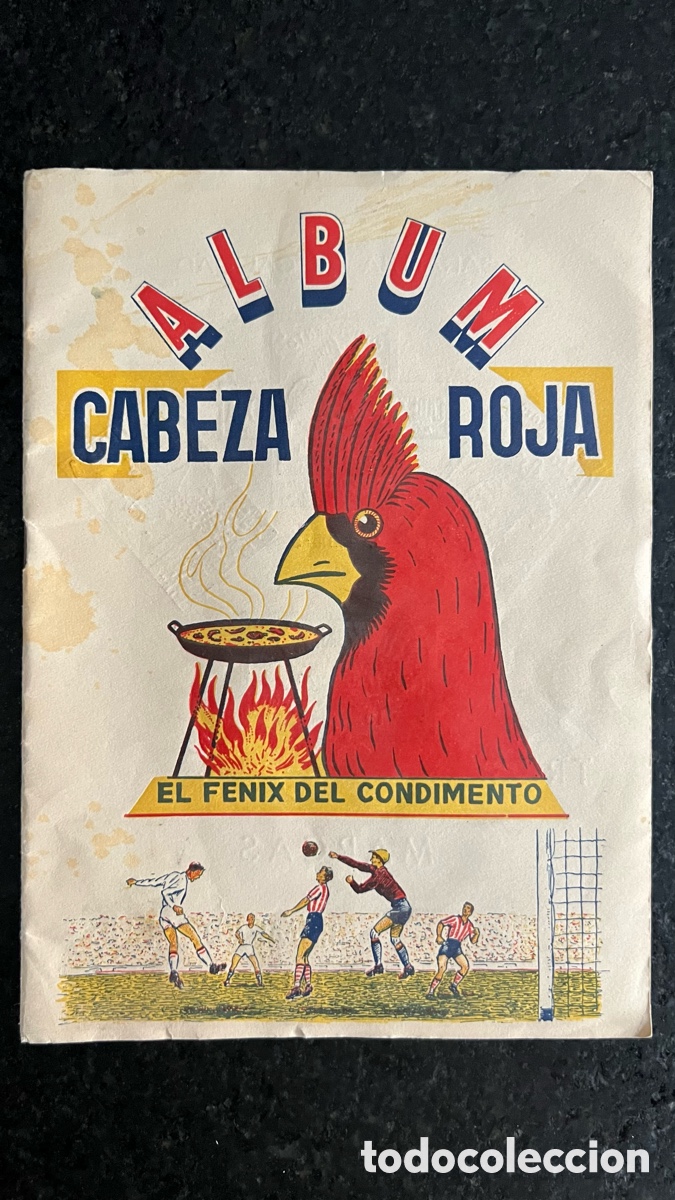 Coleccionismo &aacute;lbumes: ALBUM FUTBOL CABEZA ROJA. EL FENIX DEL CONDIMENTO. VACIO