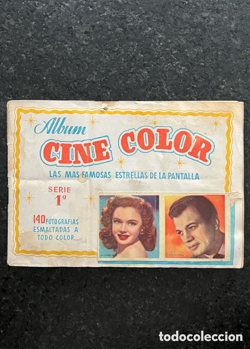 Coleccionismo &aacute;lbumes: ALBUM CINE COLOR SERIE 1&ordf; LAS MAS FAMOSAS ESTRELLAS DE LA PANTALLA