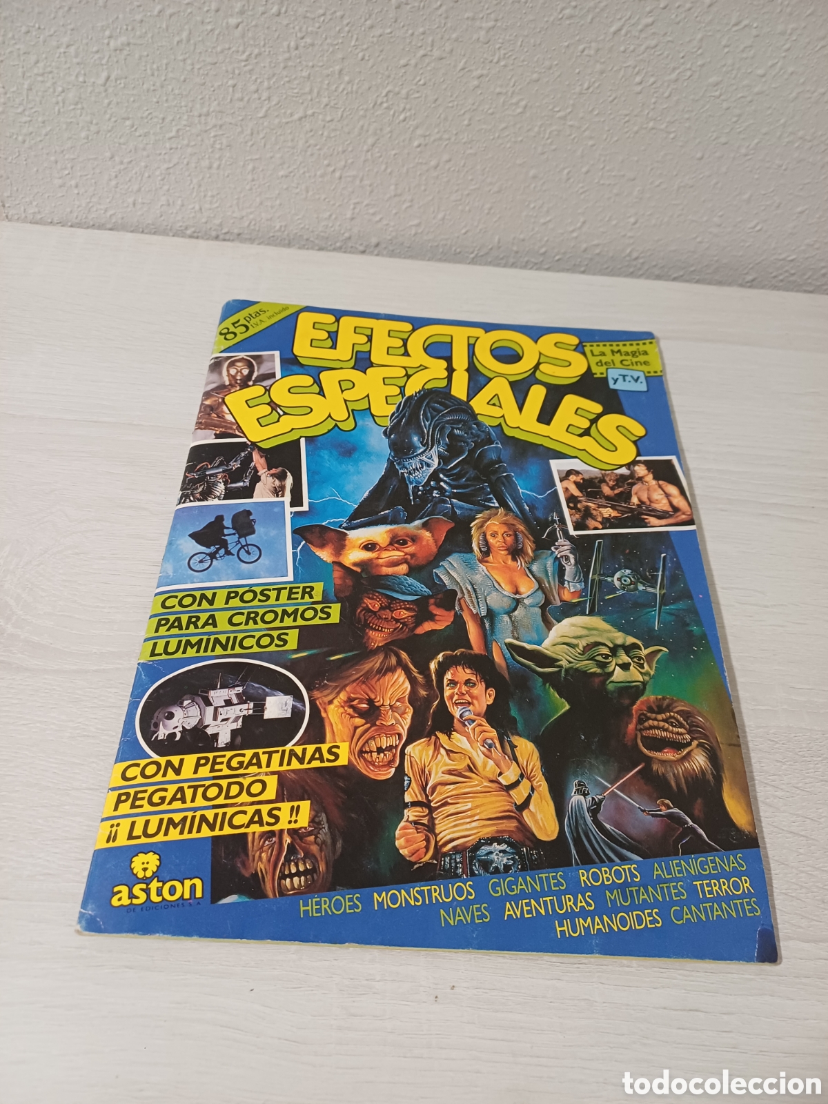 Coleccionismo &aacute;lbumes: &Aacute;LBUM CROMOS EFECTOS ESPECIALES, ASTON 1988, FALTAN 37 CROMOS
