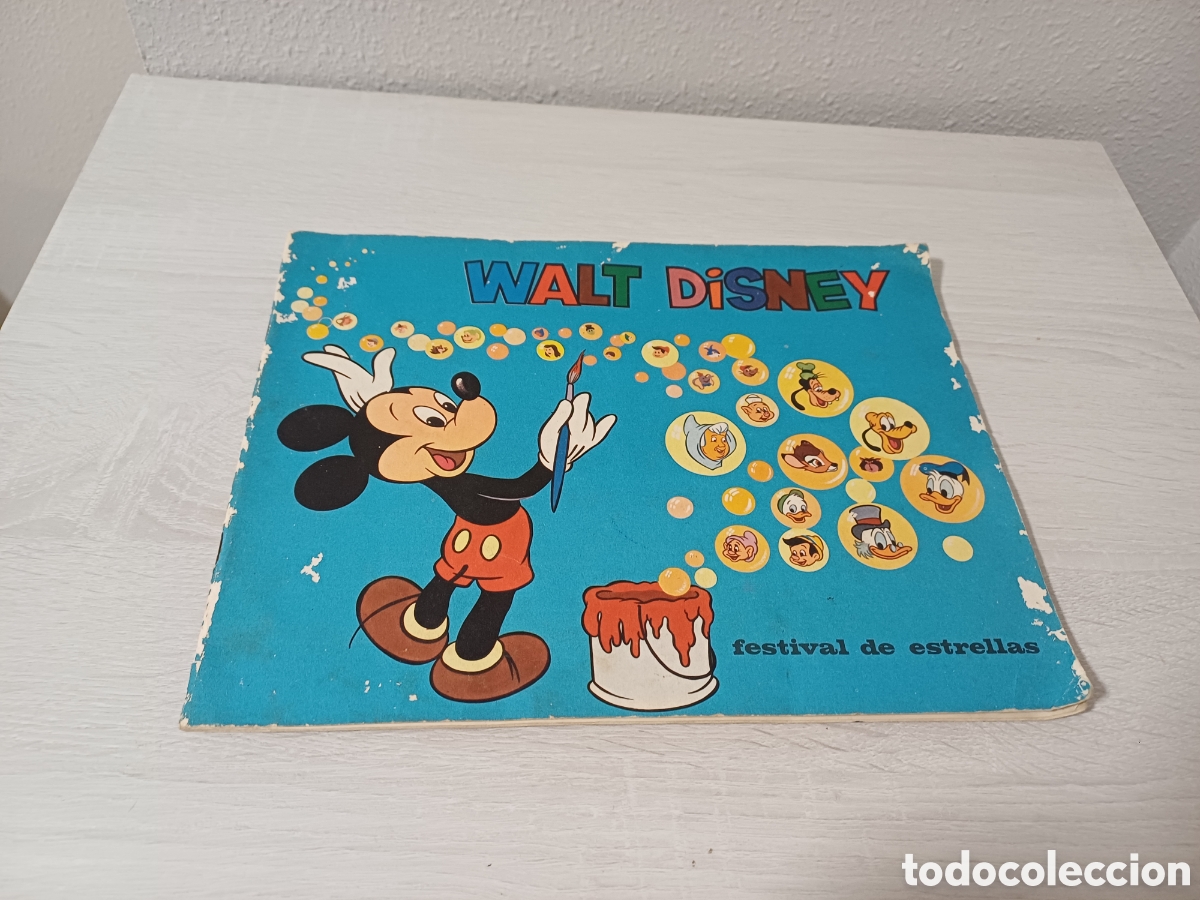 Coleccionismo &aacute;lbumes: &Aacute;LBUM CROMOS CHICLE BAZOOCA JOE, WALT DISNEY, 55 CROMOS PEGADOS
