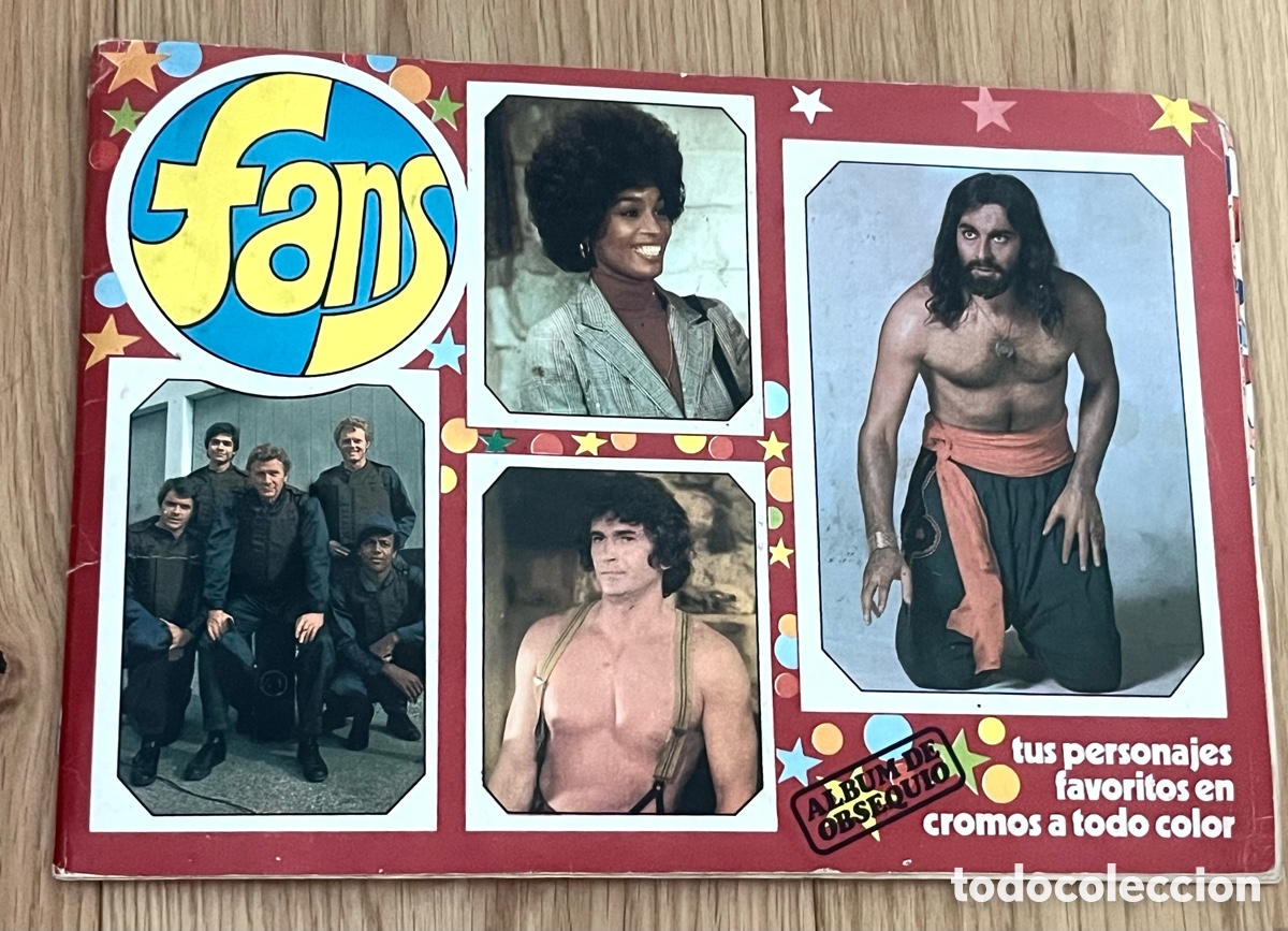 Coleccionismo &aacute;lbumes: &Aacute;LBUM : FANS, HEROES DE TV - FALTAN 33 CROMOS - COLECCI&Oacute;N DE 182 CROMOS DE ARTISTAS Y FAMOSOS