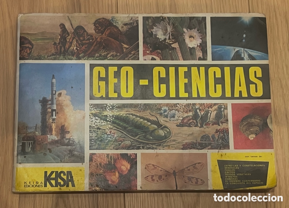 Coleccionismo &aacute;lbumes: &Aacute;LBUM: GEO-CIENCIAS -343 CROMOS, FALTAN 4 - EDICIONES KEISA - A&Ntilde;O 1971