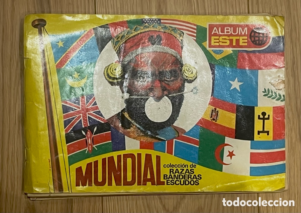 Coleccionismo &aacute;lbumes: &Aacute;LBUM MUNDIAL: RAZAS, BANDERAS, ESCUDOS - ESTE - FALTAN 3 CROMOS