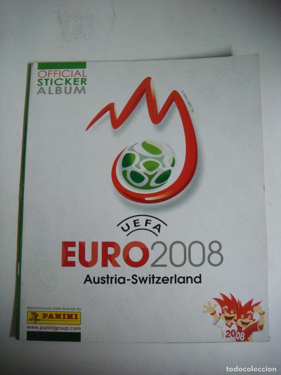 Coleccionismo &aacute;lbumes: ALBUN DE CROMOS UEFA EURO2008 AUSTRIA-SWITZERLAND DE PANINI CON 69 CROMOS-(#)