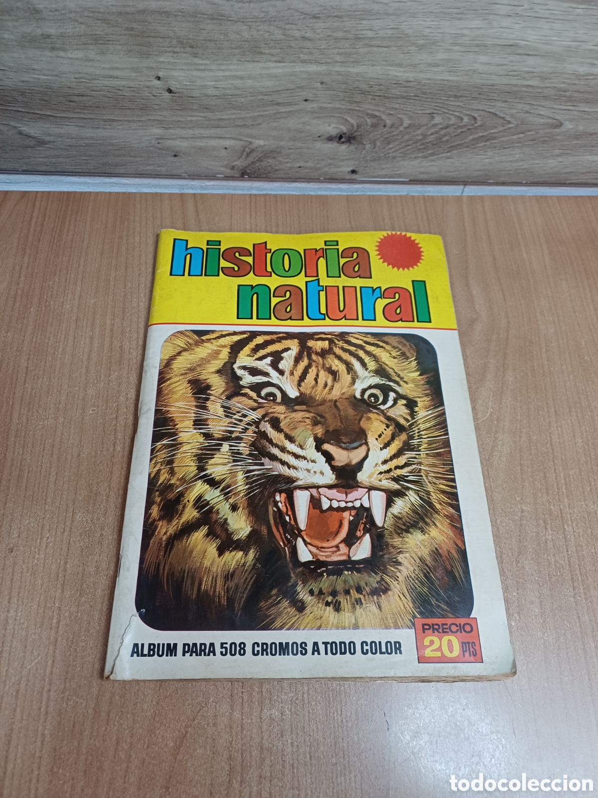 Coleccionismo &aacute;lbumes: ANTIGUO &Aacute;LBUM DE CROMOS HIST&Oacute;RIA NATURAL