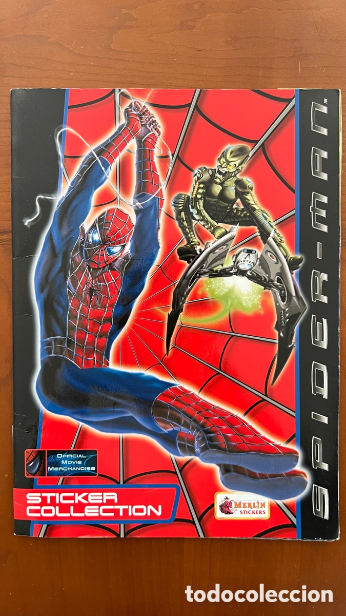 Coleccionismo &aacute;lbumes: ALBUM CROMOS SPIDERMAN ED. MERLIN STICKERS CON 48 CROMOS