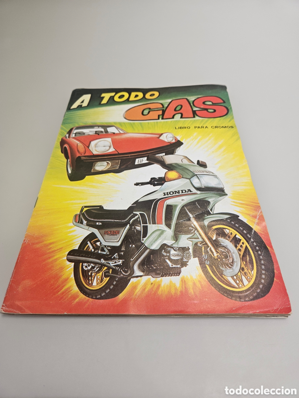 Coleccionismo &aacute;lbumes: &Aacute;LBUM CROMOS A TODO GAS EDITORIAL MAGA 1982 INCOMPLETO