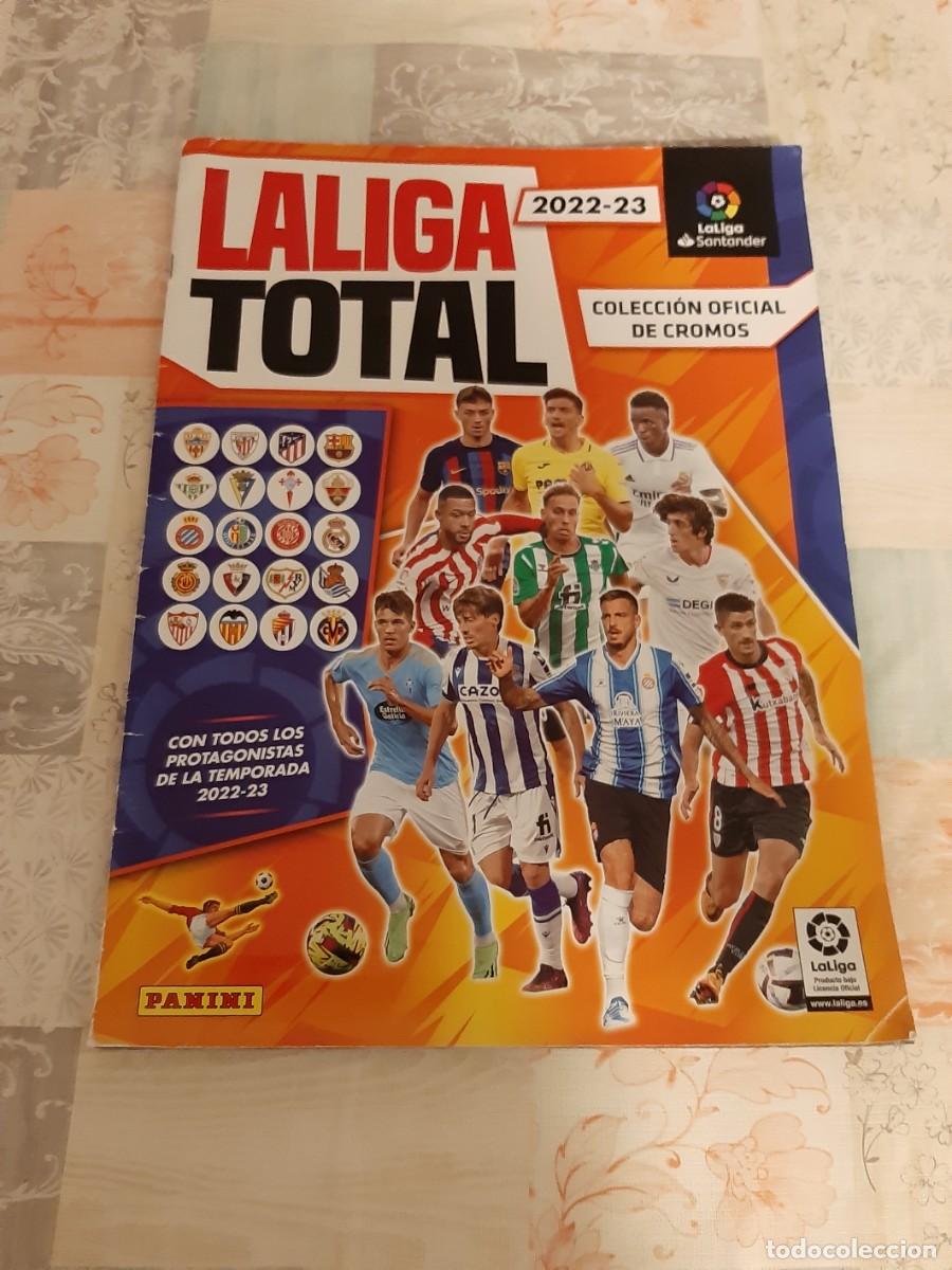Coleccionismo &aacute;lbumes: &Aacute;LBUM LALIGA TOTAL 2022-23 * CON 315 CROMOS PEGADOS Y 116 SIN PEGAR NUEVOS DE SOBRE (M-1)
