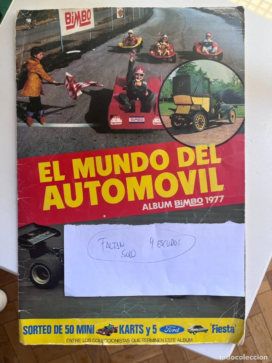 Coleccionismo &aacute;lbumes: EL MUNDO DEL AUTOMOVIL solo faltan 4 cromos de marcas