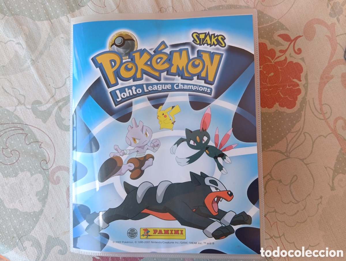 Coleccionismo &aacute;lbumes: Album Pok&eacute;mon staks Johto League Champions