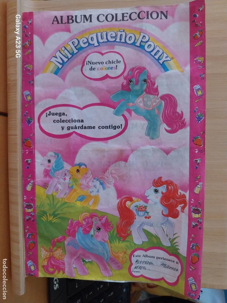 Coleccionismo &aacute;lbumes: MY LITTLE PONNY PONY MI PEQUE&Ntilde;O PONY ALBUM CHICLE CONTIENE 19 CROMOS ORIGINAL