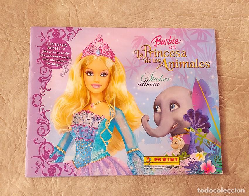 Coleccionismo &aacute;lbumes: Album cromos Barbie la princesa de los animales, panini