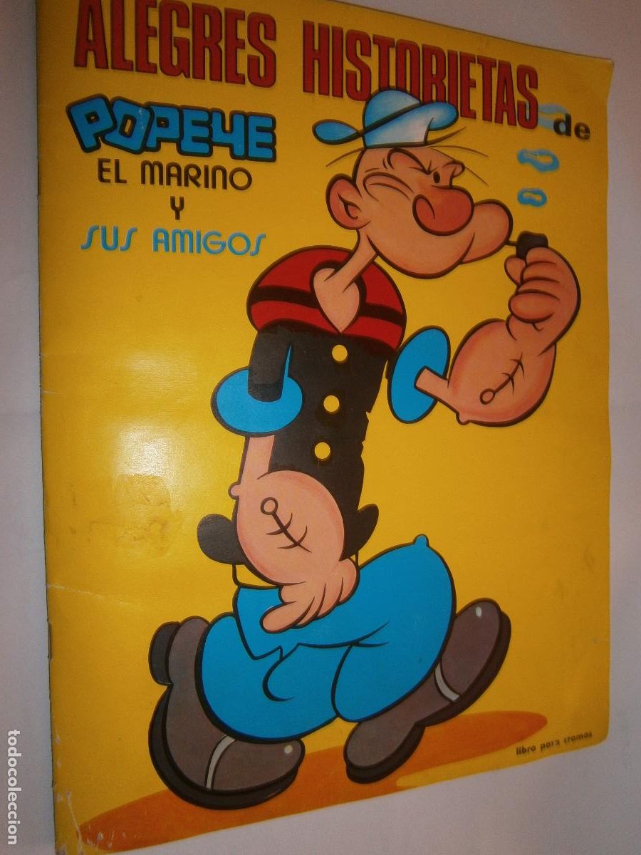 Coleccionismo &aacute;lbumes: ESPECTACULAR ANTIGUO ALBUM DE CROMOS POPEYE EL MARINO Y SUS AMIGOS