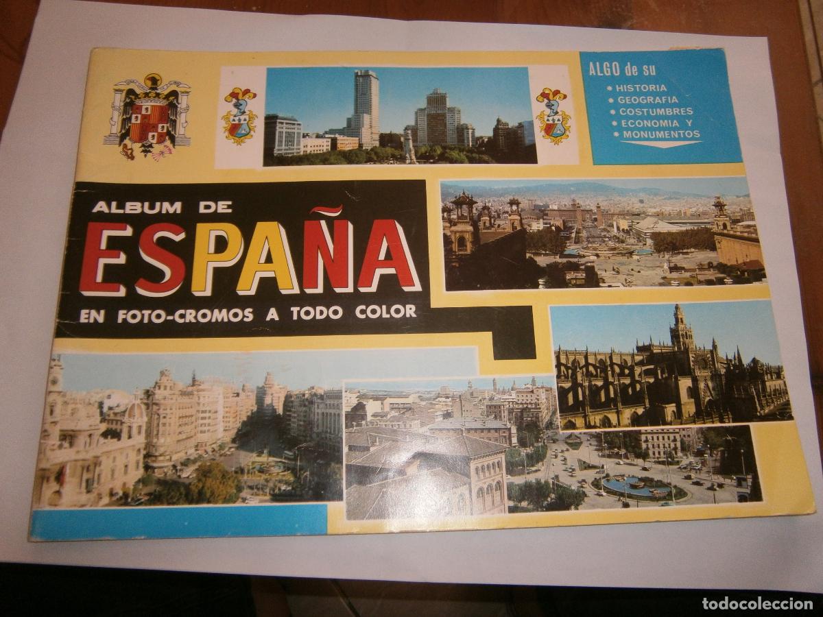 Coleccionismo &aacute;lbumes: ESPECTACULAR ANTIGUO ALBUM DE CROMOS ESPA&Ntilde;A EN FOTO-CROMO A TODO COLOR