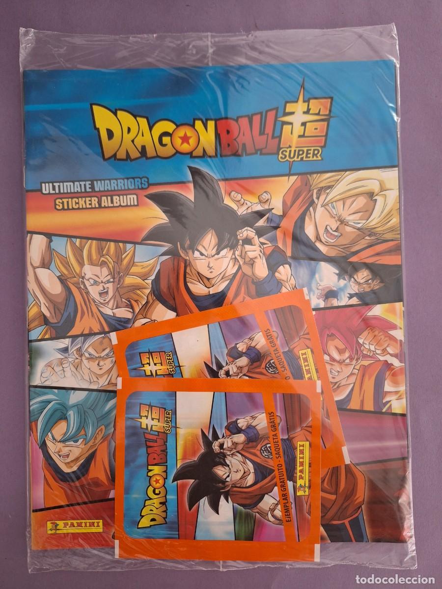 Colecionismo Cadernetas: ALBUM VACIO DRAGONBALL SUPER CON 2 SOBRES DE CROMOS SIN ABRIR DRAGON BALL PANINI