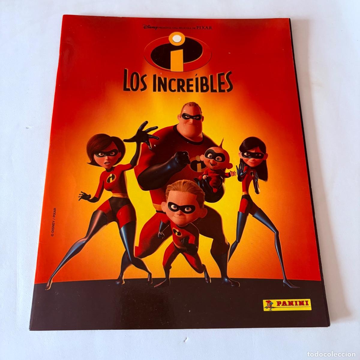 Coleccionismo &aacute;lbumes: Album de cromos NIEVO VACIO PLANCHA panini pixar disney LOS INCREIBLES