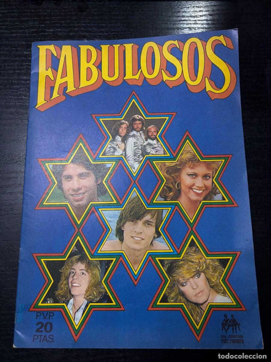 Coleccionismo &aacute;lbumes: ALBUM DE CROMOS FABULOSOS. &Eacute;XITOS DEL MOMENTO. VAC&Iacute;O. RUIZ ROMERO. MOVIE PLAY