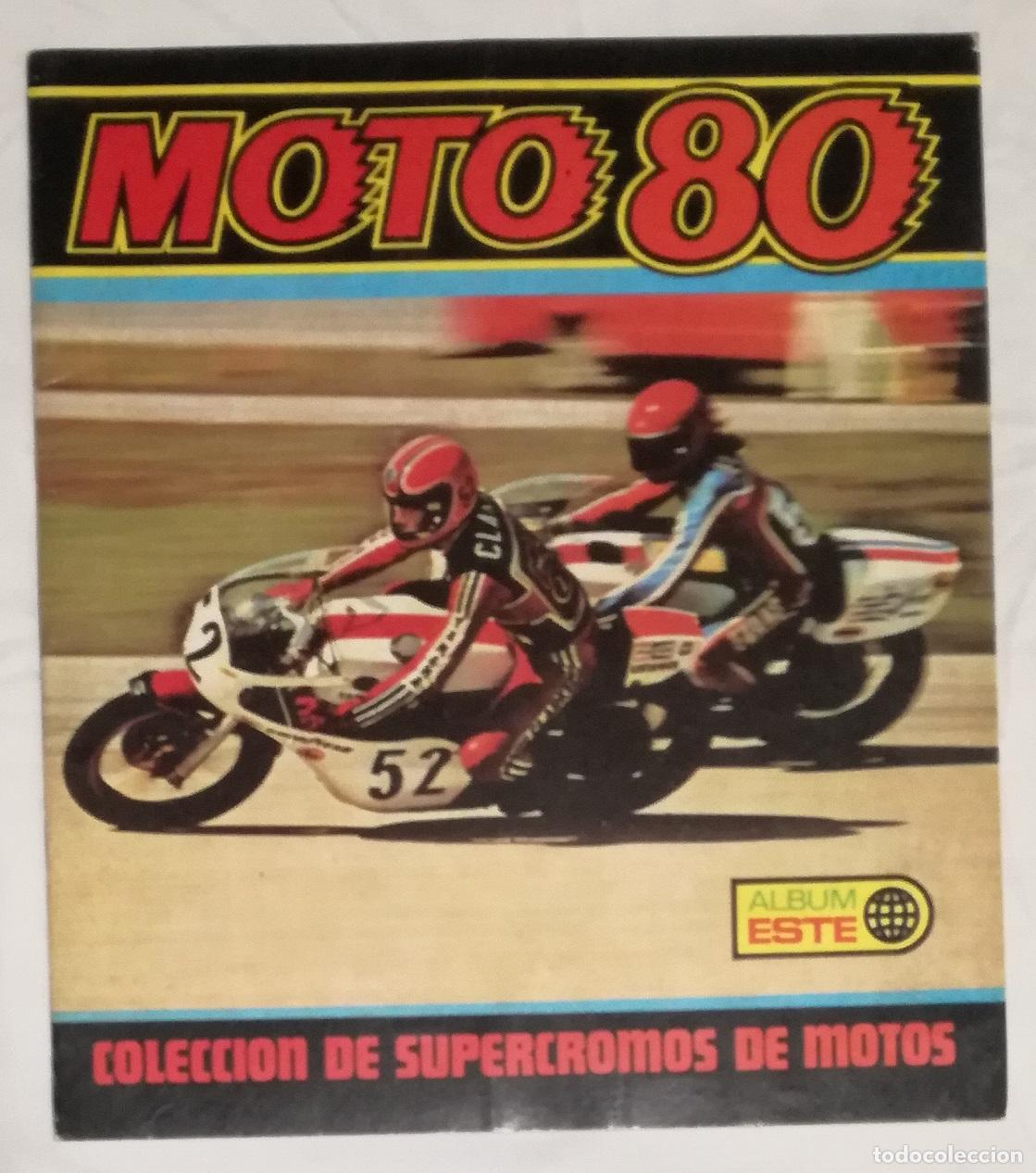 Coleccionismo &aacute;lbumes: Album Moto 80, FHER 1977 - Vacio y nuevo, de plancha