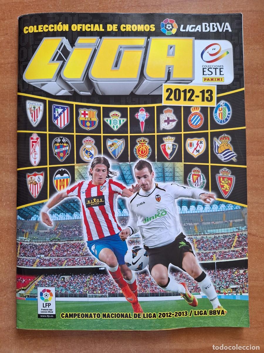 Coleccionismo &aacute;lbumes: ALBUM LIGA 2012-13 - ESTE - CON 438 CROMOS PEGADOS